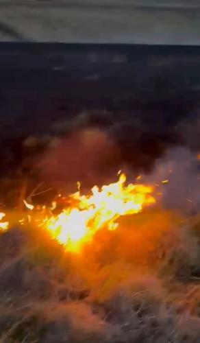 Fire on Rivington Moor